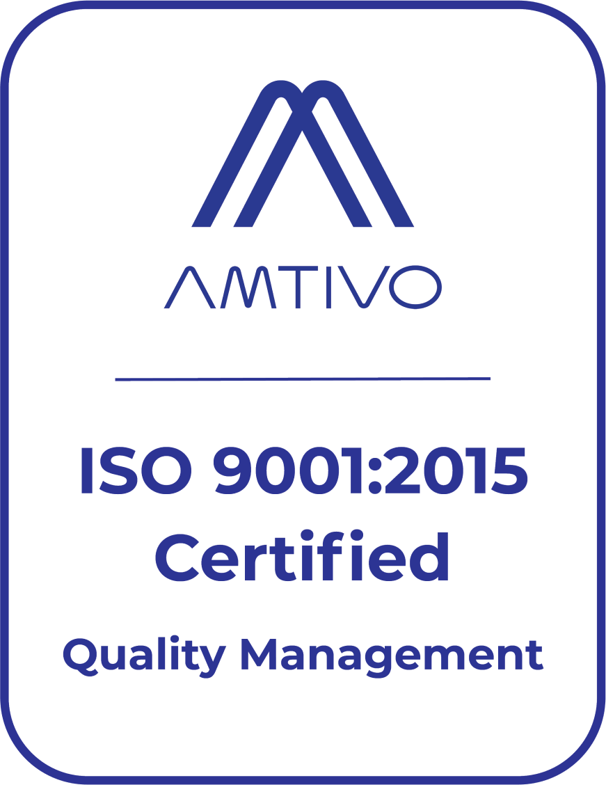 AMVITO ISO 9001:2015 Certified Quality Management